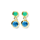 Tamara Comolli BOUTON Ohrringe 2 Cabochons 'Lagoon' (Ref: E-BOU-2-Lag-Cl-yg) - Bild 0