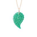 Tamara Comolli INDIA Leaf Anhänger large grüner Onyx (Ref: P-IND-l-Jad-rg) - Bild 0