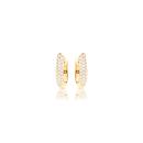 Tamara Comolli SIGNATURE Ohrringe Hoop medium (Ref: E-Ho-m-p-yg) - Bild 0