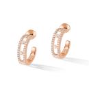 Messika Move Classique Pavé Hoop Creolen (Ref: 04993-PG) - Bild 0