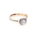 Tamara Comolli BOUTON Ring small grauer Mondstein (Ref: R-Bou-s-MoGr-rg) - Bild 0
