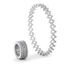 Serafino Consoli Brevetto Multi-Size Ring und Armband (Ref: S.RB 5F2 WG WD) - Bild 0