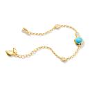 Tamara Comolli BOUTON Armband Mini Chain 'Turquoise' small/medium (Ref: B-BOU-c-Tur-sm-yg) - Bild 2