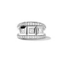 Tamara Comolli CURRICULUM VITAE Ring 3 mit Diamant Pavé small (Ref: R-CV3-s-Pr-p-wg) - Bild 0