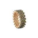 Serafino Consoli Brevetto Multi-Size Ring (Ref: RMS 7F4 RG GS MIX) - Bild 2