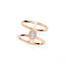 Messika Glam'azone 2 Rows Ring (Ref: 06173-PG) - Bild 2