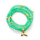Tamara Comolli INDIA Armband mit Chrysoprase Medium (Ref: B-IND-Chry-3-m-yg) - Bild 0