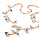 Tamara Comolli Kurzes MIKADO Collier Sky (Ref: N-M-56-Sky-rg) - Bild 2