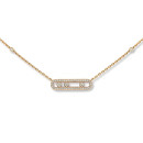 Messika Move Classique Baby Pavé Halskette (Ref: 04322-YG) - Bild 0