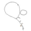 Tamara Comolli MIKADO Collier Delicate Cashmere mit Diamond Pavé  (Ref: N-M-Del51-Cas-p-wg) - Bild 0