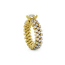 Serafino Consoli Brevetto Solitaire Multi-Size Ring (Ref: RMS SL WD 100 3F2 YG WD) - Bild 0