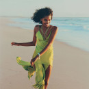 Tamara Comolli MIKADO Halskette 'Lagoon' mit Diamant-Pavé (Ref: N-M-56-Lag-p-yg) - Bild 4