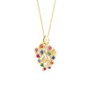 Tamara Comolli SNOWFLAKES Anhänger Leaf Classic 'Candy' (Ref: P-SF-L-ClCan-yg) - Bild 0