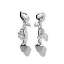 Tamara Comolli MIKADO Ohrringe  Dangling 2 Acorns 'Cashmere' mit Diamant Pavé  (Ref: E-M-d-2-Cas-p-wg) - Bild 0