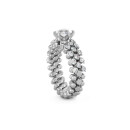 Serafino Consoli Brevetto Solitaire Multi-Size Ring (Ref: RMS SL WD 075 3H2 WG WD) - Bild 0