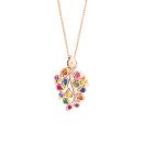 Tamara Comolli SNOWFLAKES Anhänger Leaf Classic 'Candy' (Ref: P-SF-L-ClCan-rg) - Bild 0