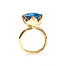 Tamara Comolli TULIP Ring Large mit Swiss Topas (Ref: R-TUL-l-ToSw-yg) - Bild 2