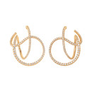 Ole Lynggaard Copenhagen Twisted Love Bands Ohrringe (Ref: A3096-402) - Bild 0
