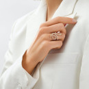 Ole Lynggaard Copenhagen Snakes Ring mittel mit Diamant-Pavé (Ref: A2673-404) - Bild 4