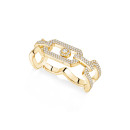 Messika So Move Zwei-Finger Diamantring (Ref: 13185-YG) - Bild 0