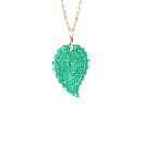 Tamara Comolli INDIA Leaf Anhänger medium Grüner Onyx (Ref: P-IND-m-Jad-rg) - Bild 0