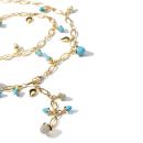 Tamara Comolli Lange MIKADO Kette Turquoise (Ref: N-M-100-Tur-p-yg) - Bild 2