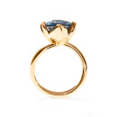 Tamara Comolli TULIP Ring Small mit London Topas (Ref: R-TUL-s-ToLo-yg) - Bild 2