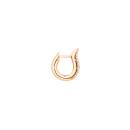Tamara Comolli SIGNATURE Hoop Ohrringe small mit Diamant Pavé  18 K Roségold (Ref: E-Ho-s-p-rg) - Bild 2