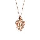 Tamara Comolli SNOWFLAKES Anhänger Rivière Classic / 'Blush'  (Ref: P-SF-L-ClBlu-rg) - Bild 2
