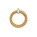 FOPE Prima doppelter Mesh-Ring mit Diamantpavé (Ref: 74008AX_BB_G_XBX_0XS) - Bild 3