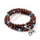 Tamara Comolli INDIA Armband medium Snakewood Türkis (Ref: B-IND-SWTur-3-m-wg) - Bild 0