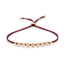 Schaffrath COLORTAIRE Armband (Ref: CTR72_B_0015_BR_2_03_DARKBURGUNDY_YW) - Bild 0