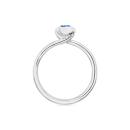 Tamara Comolli BOUTON Solitaire Ring (Ref: R-BOU-Sol-SaBl-wg) - Bild 2