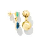 Tamara Comolli BOUTON Ohrringe 2 Cabochon 'Lagoon' Classic (Ref: E-BOU-2-Lag-Cl-yg) - Bild 2