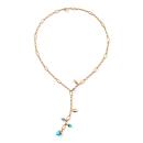 Tamara Comolli MIKADO Collier Delicate Türkis mit Diamond Pavé  (Ref: N-M-Del51-Tur-p-rg) - Bild 3