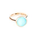 Tamara Comolli BOUTON Ring large Aqua Chalcedon (Ref: R-BOU-l-ChAq-rg) - Bild 0