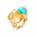 Ole Lynggaard Copenhagen BoHo Doppelring mit Diamant-Pavé (Ref: A3205-409) - Bild 0