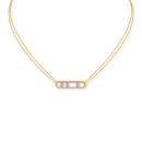 Messika Move Classique Pavé Halskette (Ref: 03994-YG) - Bild 0