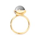 Tamara Comolli BOUTON Ring large Grauer Mondstein (Ref: R-BOU-l-MoGr-yg) - Bild 2
