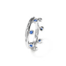 Tamara Comolli GYPSY Crown Brilliant Cut Ring 'Ocean'  (Ref: R-Gyp-C-Br-Oce-wg) - Bild 0