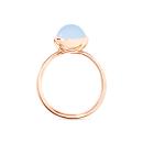 Tamara Comolli BOUTON Ring small Blauer Chalcedon (Ref: R-BOU-s-ChBl-rg) - Bild 2