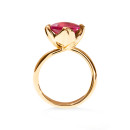 Tamara Comolli TULIP Small Ring mit rosa Turmalin (Ref: R-TUL-s-TuRo-yg) - Bild 2