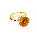 Tamara Comolli TULIP Ring Large mit Citrin (Ref: R-TUL-l-Cit-yg) - Bild 0