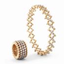Serafino Consoli Serafino Multi-Size Ring und Armband (Ref: S.RB 5M4 RG WD) - Bild 0
