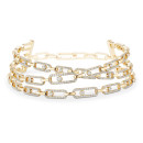 Messika Move Link 3 Rows Halskette (Ref: 14437-YG) - Bild 0