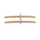 FOPE Prima doppeltes Mesh-Armband mit Diamantpavé (Ref: 74008BX_BB_3_XBX_0XS) - Bild 2