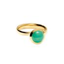 Tamara Comolli BOUTON Ring small Chrysoprase (Ref: R-BOU-s-Chry-yg) - Bild 0