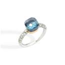 Pomellato Nudo Deep Blue kleiner Ring (Ref: PAB7040O6WHRDB0OY) - Bild 0