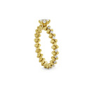 Serafino Consoli Brevetto Solitaire Multi-Size Ring (Ref: RMS SL WD 075 3M2 YG WD) - Bild 2
