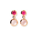 Tamara Comolli BOUTON Ohrringe 2 Cabochons 'Blush' (Ref: E-BOU-2-Blu-Cl-rg) - Bild 0